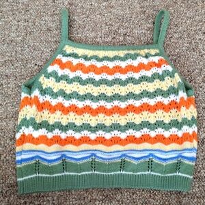 Knit Cropped Top